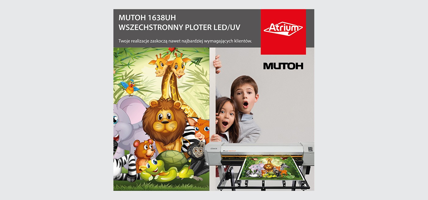 MUTOH 1638UH - WSZECHSTRONNY PLOTER LED/UV